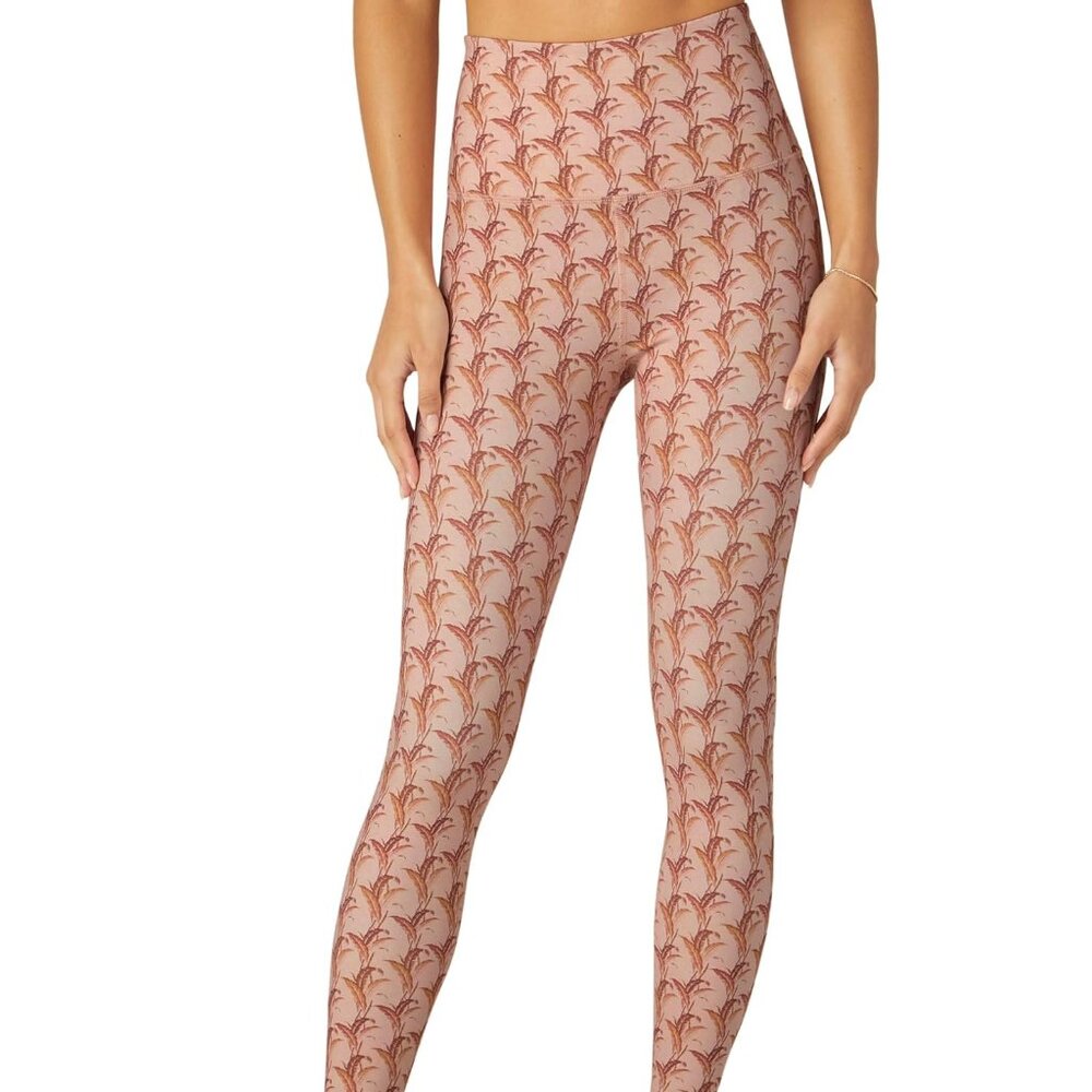 Beyond Yoga High Waisted Midi Leggings in Beverly Palms